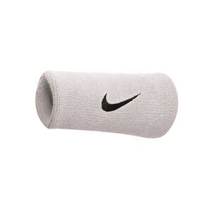 Nike Jumbo Swoosh Wristband (Pack of 2) / White/Black